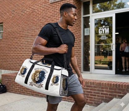 Crowned Legacy "Lion of Judah" All-Over-Print Duffle Bag